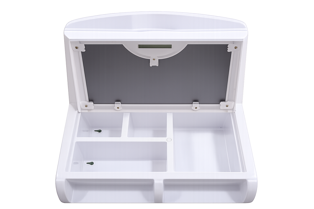 Wall Mounted Bathroom Mirror Cabinet – Multipurpose Plastic Storage Organizer