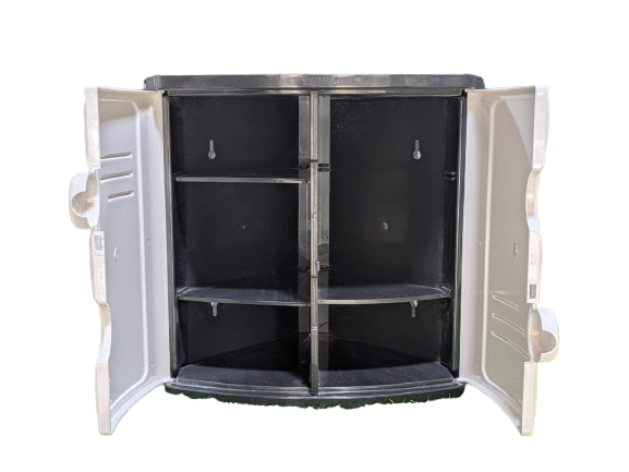Wall Mounted Plastic Corner Cabinet – Multipurpose Bathroom & Kitchen Storage Organizer
