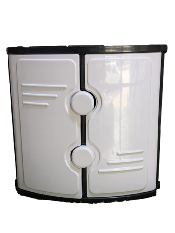 Wall Mounted Plastic Corner Cabinet – Multipurpose Bathroom & Kitchen Storage Organizer